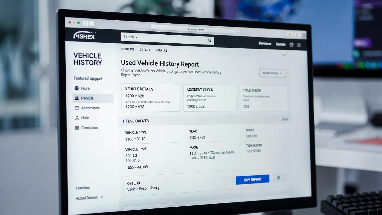 Cómo consultar el historial de un vehículo usado antes de comprarlo